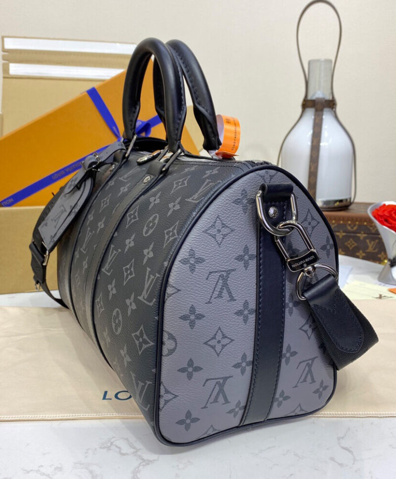 Louis Vuitton Keepall Bandouliere 35 M46655 Black